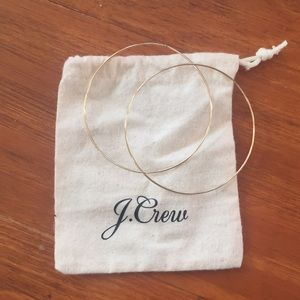 J. Crew gold tone Hoop Earrings